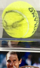 Load image into Gallery viewer, RAFAEL NADAL Signed Roland Garros Tennis Ball in Display Box
