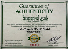 Load image into Gallery viewer, PULP FICTION - JOHN TRAVOLTA Signed Photo Collage Display1
