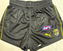 Load image into Gallery viewer, DUSTIN MARTIN Signed Football Shorts &amp; Photo Collage Display
