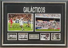 Load image into Gallery viewer, DAVID BECKHAM &amp; LUIS FIGO Signed “Real Madrid - Galacticos” Photos Collage Display
