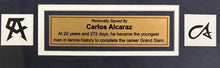 Load image into Gallery viewer, CARLOS ALCARAZ Signed Photo Collage Display
