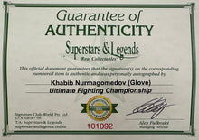 Load image into Gallery viewer, KHABIB NURMAGOMEDOV Signed UFC Glove Display
