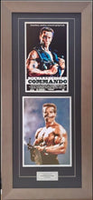 Load image into Gallery viewer, COMMANDO - Arnold Schwarzenegger Signed Photo &amp; Poster Display
