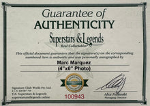 Load image into Gallery viewer, MARC MARQUEZ Signed Photo Collage Display
