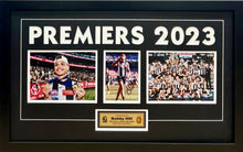 Load image into Gallery viewer, BOBBY HILL “2023 Norm Smith Medallist” Signed Photo Collage Display
