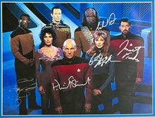 Load image into Gallery viewer, STAR TREK - Next Generation Crew Signed Photo Display
