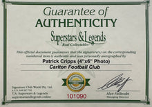 Load image into Gallery viewer, PATRICK CRIPPS Signed 4”x6” Photo Collage Display
