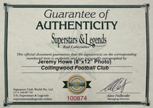 Load image into Gallery viewer, JEREMY HOWE Signed Photo Display
