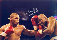 Load image into Gallery viewer, MIKE TYSON &amp; EVANDER HOLYFIELD Signed Photos Collage Display1
