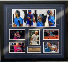 Load image into Gallery viewer, RAFAEL NADAL Signed Photo Collage Display
