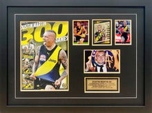 Load image into Gallery viewer, DUSTIN MARTIN Signed AFL Card &amp; Photo Collage Display
