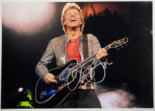 Load image into Gallery viewer, Framed Bon Jovi signed photo and 45rpm record display
