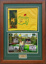 Load image into Gallery viewer, JACK NICKLAUS Signed Masters Champion Pin Flag Display
