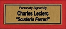 Load image into Gallery viewer, CHARLES LECLERC Signed Scuderia Ferrari Photo Collage Display
