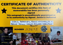 Load image into Gallery viewer, CRAIG BRADLEY, JOHN NICHOLLS &amp; BRUCE DOULL Signed "Carlton’s Greatest" Print Display
