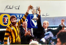 Load image into Gallery viewer, MICHAEL TUCK &amp; ALLAN JEANS Signed &quot;1989 Premiers&quot; 12x18 Photo Collage Display
