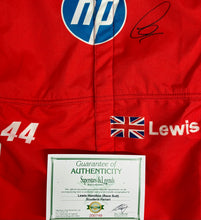 Load image into Gallery viewer, LEWIS HAMILTON Signed Scuderia Ferrari F1 Race Suit2
