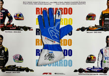 Load image into Gallery viewer, DANIEL RICCIARDO Signed Glove Display

