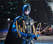 Load image into Gallery viewer, THE DARK KNIGHT - CHRISTIAN BALE Signed Photo &amp; Filmcell Collage Display
