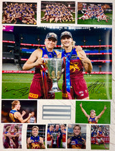 Load image into Gallery viewer, WILL &amp; LEVI ASHCROFT “2025 &amp; 2026 Premiers” Signed Photo Collage Display
