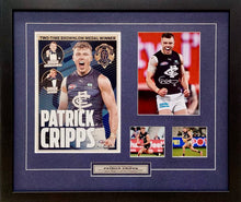 Load image into Gallery viewer, PATRICK CRIPPS Signed 6”x8” Photo Collage Display
