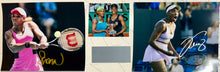 Load image into Gallery viewer, SERENA &amp; VENUS WILLIAMS Dual Signed Photos Collage Display
