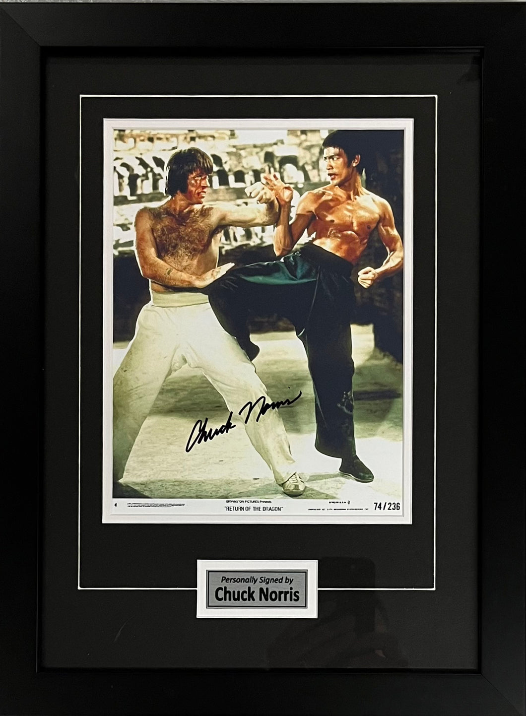 CHUCK NORRIS Signed 