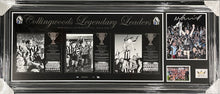 Load image into Gallery viewer, LOU RICHARDS, MURRAY WEIDEMAN, TONY SHAW &amp; NICK MAXWELL Signed Collingwood “Legendary Leaders Premiership Captains” Print Display
