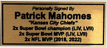 Load image into Gallery viewer, PATRICK MAHOMES “Kansas City Chiefs” Signed Photo Collage Display
