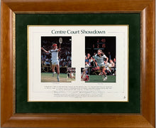 Load image into Gallery viewer, JOHN McENROE &amp; BJORN BORG Signed Limited Edition Lithograph Display
