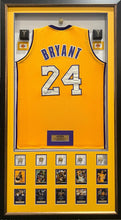 Load image into Gallery viewer, KOBE BRYANT Signed Lakers Jersey Display
