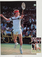 Load image into Gallery viewer, JOHN McENROE &amp; BJORN BORG Signed Limited Edition Lithograph Display
