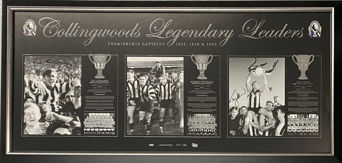 Lou Richards, Murray Weideman, Tony Shaw Legendary Leaders print