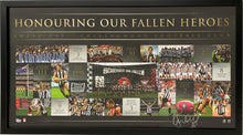 Load image into Gallery viewer, DANE SWAN Signed Anzac Day Game Print Display
