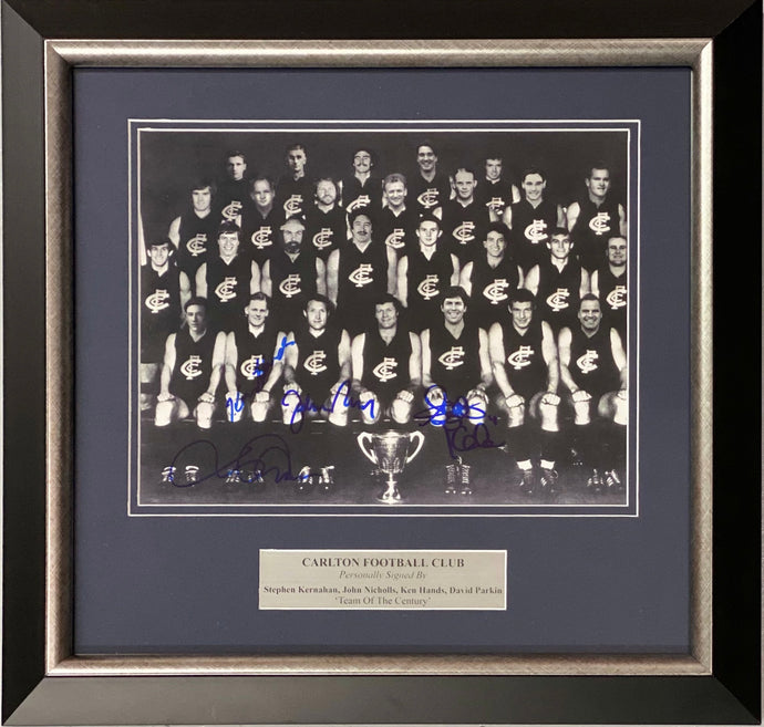 Carlton Team of the Century Signed Photo Display