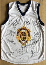 Load image into Gallery viewer, Unframed GOLDSMITH SKILTON MURRAY MOSS QUINLAN DIPIERDOMENICO WILLIAMS LIBERATORE WYND WANGANEEN HARVEY GOODES SWAN Signed &quot;Brownlow Medallists&quot; Jumper
