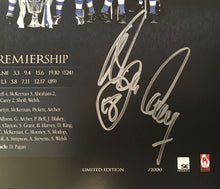 Load image into Gallery viewer, WAYNE CAREY Signed &quot;Kangaroos Premierships Years&quot; Print Display
