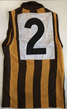 Load image into Gallery viewer, Unframed GRAHAM ARTHUR &amp; JOHN KENNEDY Signed &quot;1961 Premiers&quot; Vintage Hawthorn Jumper
