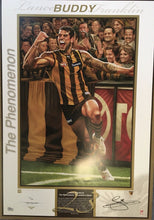 Load image into Gallery viewer, LANCE FRANKLIN Signed “The Phenomenon” Jamie Cooper Print Display
