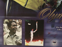 Load image into Gallery viewer, CATHY FREEMAN Signed “Olympic Dreams Do Come True” Sydney 2000 Olympics Lithograph Display
