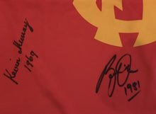 Load image into Gallery viewer, Unframed KEVIN MURRAY &amp; BERNIE QUINLAN Signed &quot;1996 Centenary&quot; Fitzroy Jumper
