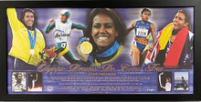 Load image into Gallery viewer, CATHY FREEMAN Signed “Olympic Dreams Do Come True” Sydney 2000 Olympics Lithograph Display
