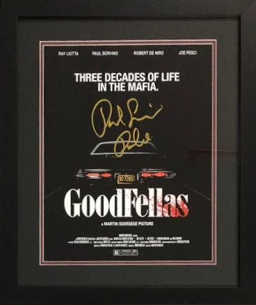 GOODFELLAS - PAUL SORVINO Signed Poster Display