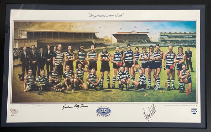 Gary Ablett Snr & Graham Polly Farmer Signed