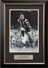 Load image into Gallery viewer, LOU RICHARDS Signed “1953 Premiership Captain” Photo Display
