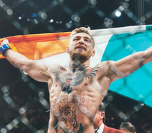 Load image into Gallery viewer, CONOR McGREGOR Signed 16”x20” Photo Collage Display
