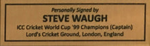 Load image into Gallery viewer, STEVE WAUGH “1999 World Cup Champions” Signed Photo Display
