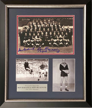 Load image into Gallery viewer, RON BARASSI &amp; JOHN BECKWITH Melbourne &quot;1957 Premiers&quot; Signed Photo Collage Display
