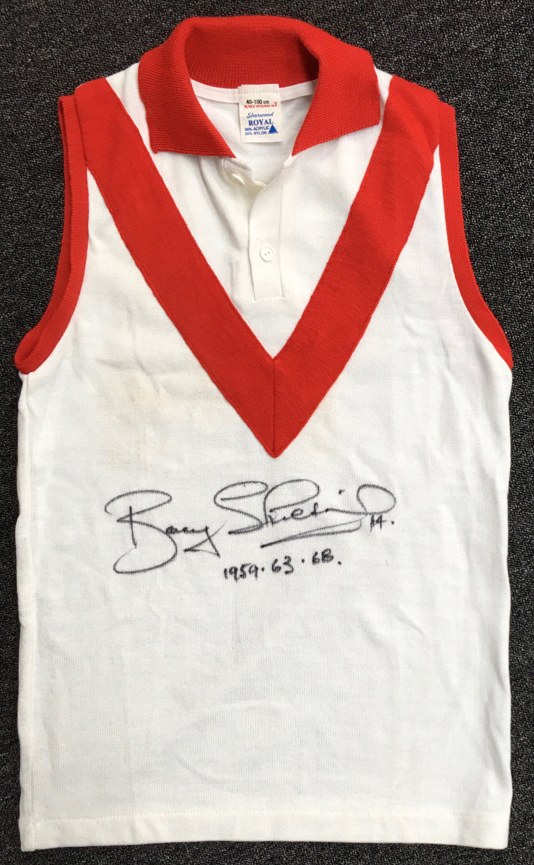 Unframed BOB SKILTON “3-Time Brownlow Medallist