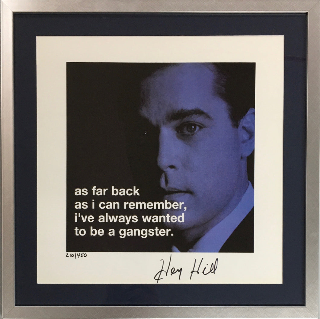 GOODFELLAS - HENRY HILL Signed Print Display
